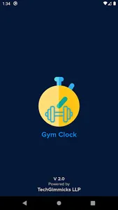 Gym Clock (Countdown Timer, Ta screenshot 0