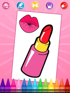 Beauty Coloring Pages screenshot 0