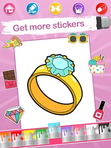 Beauty Coloring Pages screenshot 2