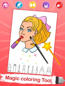 Beauty Coloring Pages screenshot 5