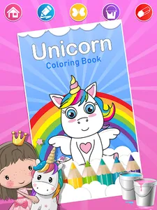 Unicorn Coloring Pages screenshot 13