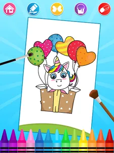 Unicorn Coloring Pages screenshot 17