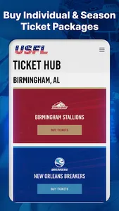 USFL | The Official App screenshot 1