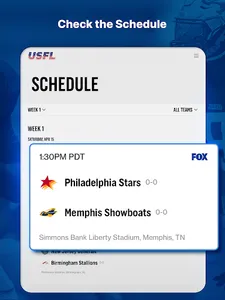 USFL | The Official App screenshot 12