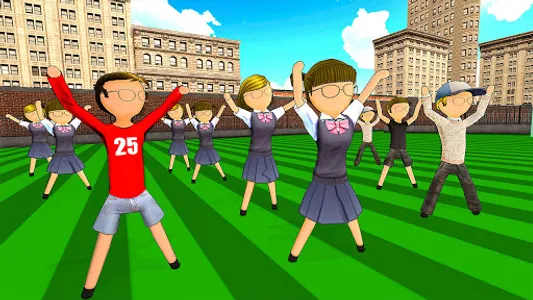 Stickman High School Girl Game screenshot 12