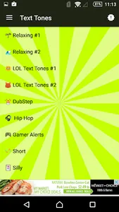 Free Text Tones for Android screenshot 0