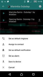 Marimba Remix Ringtones screenshot 1