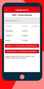 Comparateur Envoie d'Argent -  screenshot 3