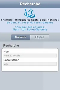 Annuaire notaires Agen screenshot 0