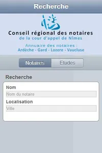 Annuaire notaires Nîmes screenshot 0