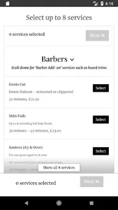 Francesco Hair Salon screenshot 1