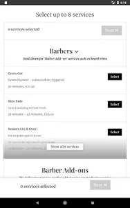 Francesco Hair Salon screenshot 4