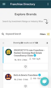 Franchise Brands in India - Bu screenshot 0