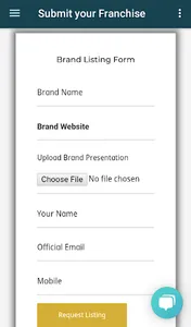 Franchise Brands in India - Bu screenshot 1