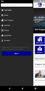 myFraport screenshot 1