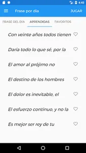 Frase por dia - Reflexiones screenshot 1