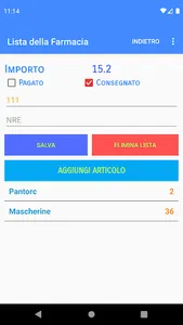 Liste della Farmacia Igea screenshot 1