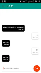 Arduino Bluetooth Terminal screenshot 2
