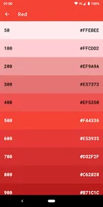 Material Colors screenshot 1