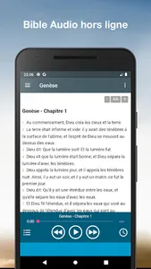 Bible Audio en Français mp3 screenshot 2