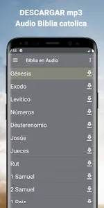 Audio Biblia: español, offline screenshot 0