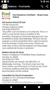 Food Bank/ Food Pantry locatio screenshot 12