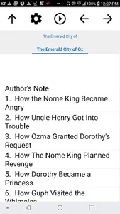 Book, The Emerald City of Oz screenshot 0