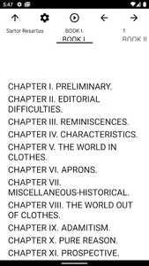 Book, Sartor Resartus screenshot 1