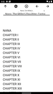 Book, Nana, The Miller's Daugh screenshot 0