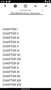 Book, The Marble Faun, Volume  screenshot 0