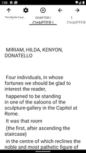 Book, The Marble Faun, Volume  screenshot 1