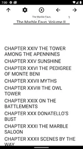Book, The Marble Faun, Volume  screenshot 0