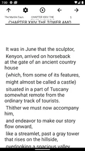 Book, The Marble Faun, Volume  screenshot 1