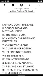 Book, A New England Girlhood screenshot 0