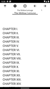 Book, The Widow Lerouge screenshot 0