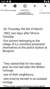 Book, The Widow Lerouge screenshot 1