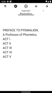 Book, Pygmalion screenshot 0
