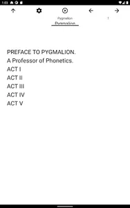 Book, Pygmalion screenshot 2