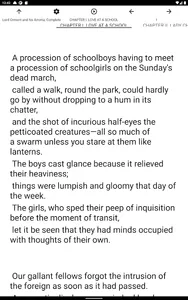 Book, Lord Ormont and his Amin screenshot 5