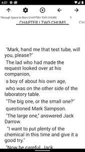 Book, Through Space to Mars screenshot 1