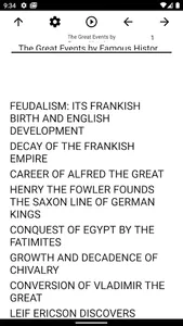 Book, The Great Events by Famo screenshot 0
