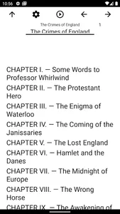 Book, The Crimes of England screenshot 0