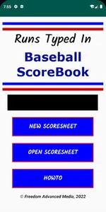 RTI Baseball Scorebook screenshot 1