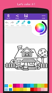 ColorFun: House Coloring Book screenshot 10