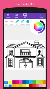 ColorFun: House Coloring Book screenshot 11