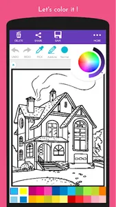 ColorFun: House Coloring Book screenshot 14