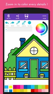 ColorFun: House Coloring Book screenshot 3