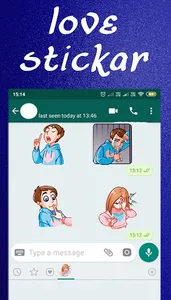 Love stickers screenshot 0
