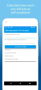 Self-Employment Tax Calculator screenshot 4