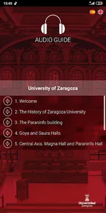 Zaragoza University’s Paraninf screenshot 2